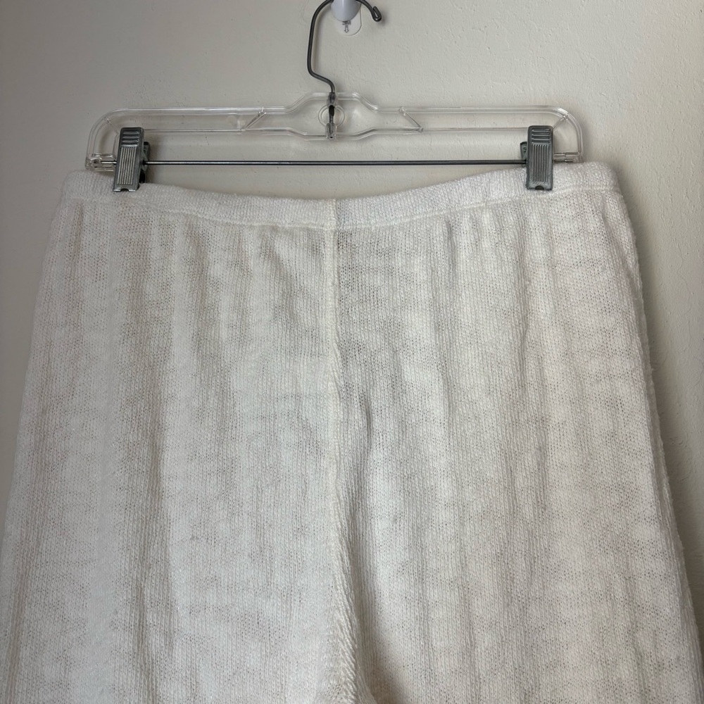 perfectwhitetee White Cozy Track Pants - Picture 7 of 13